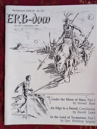 Item #55226 ERB-DOM NO. 103 and THE FANTASTIC COLLECTOR; SEPTEMBER, 1996. Camille Cazedessus...