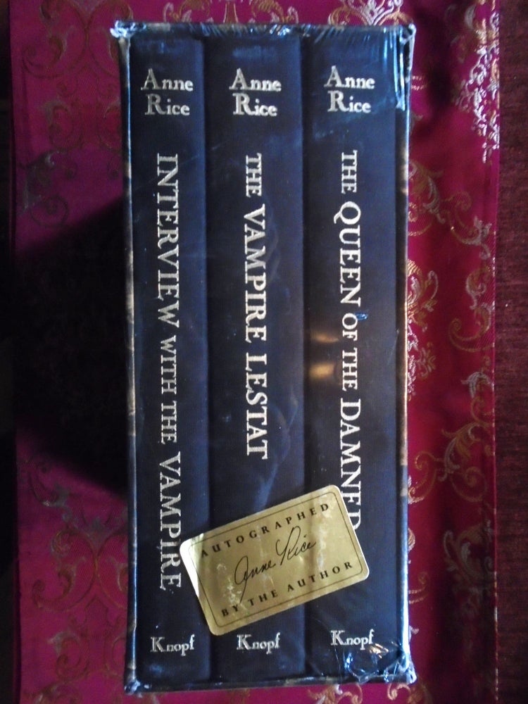 Queen Vampire Anne Rice THE VAMPIRE CHRONICLES: INTERVIEW WITH A VAMPIRE; THE VAMPIRE LESTAT ...