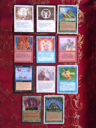 MAGIC: THE GATHERING MTG 1994. MTG ELEVEN GAME CARDS
