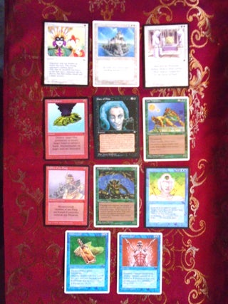 MAGIC: THE GATHERING MTG 1994. MTG ELEVEN GAME CARDS