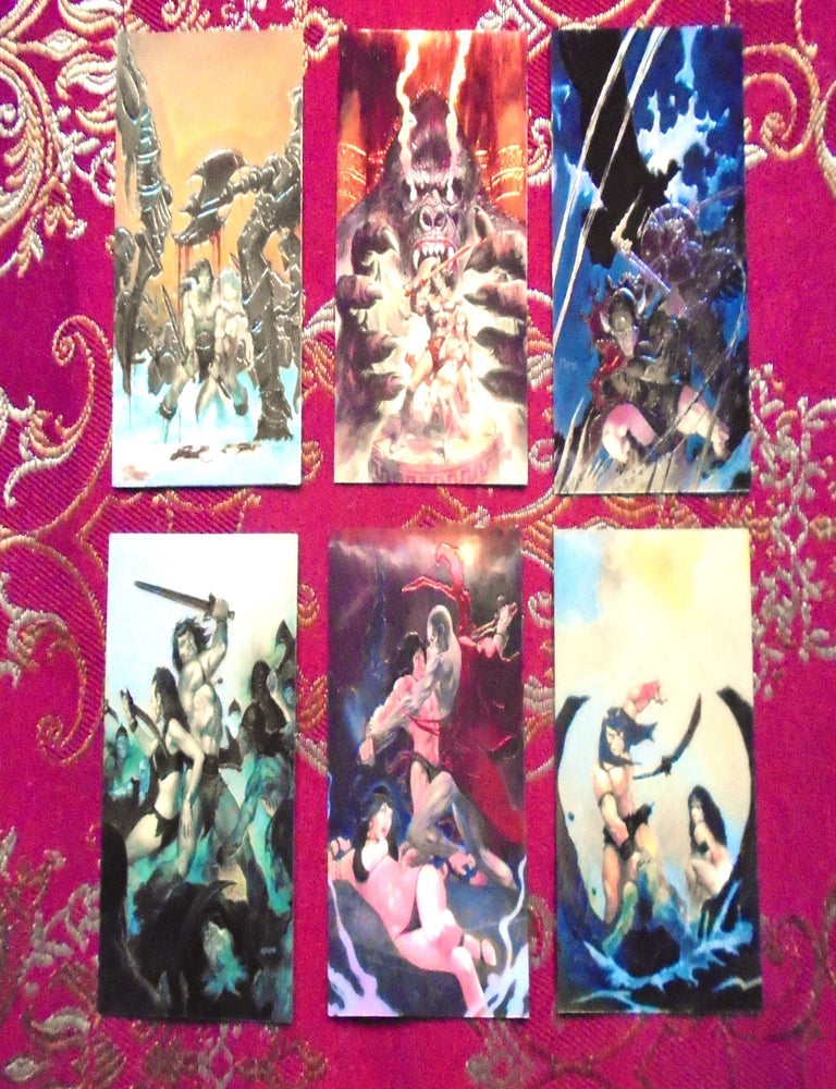 Item #56126 CONAN 1993. SIX GAME CARDS