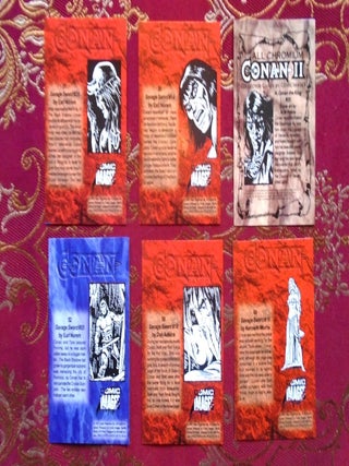 CONAN 1993. SIX GAME CARDS