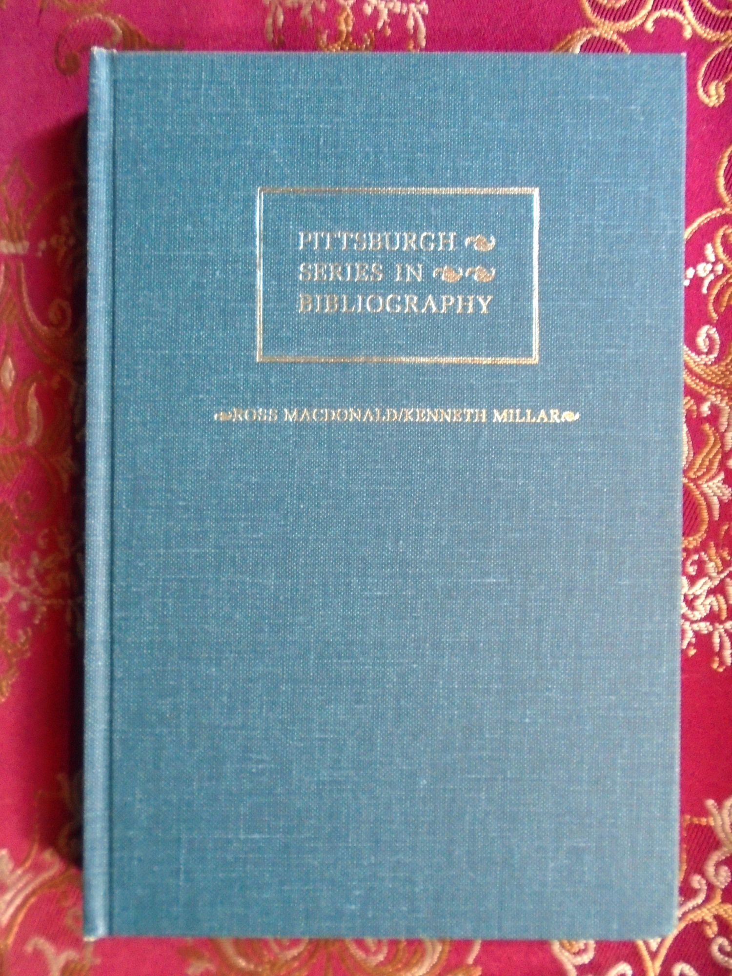 ROSS MACDONALD/KENNETH MILLAR, A DESCRIPTIVE BIBLIOGRAPHY | Matthew J ...