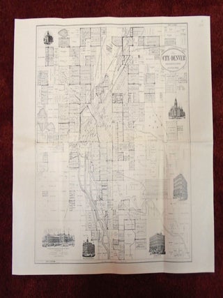 Item #56783 CITY OF DENVER and on the reverse TOPOGRAPHY OF THE LEADVILLE MINING DISTRICT
