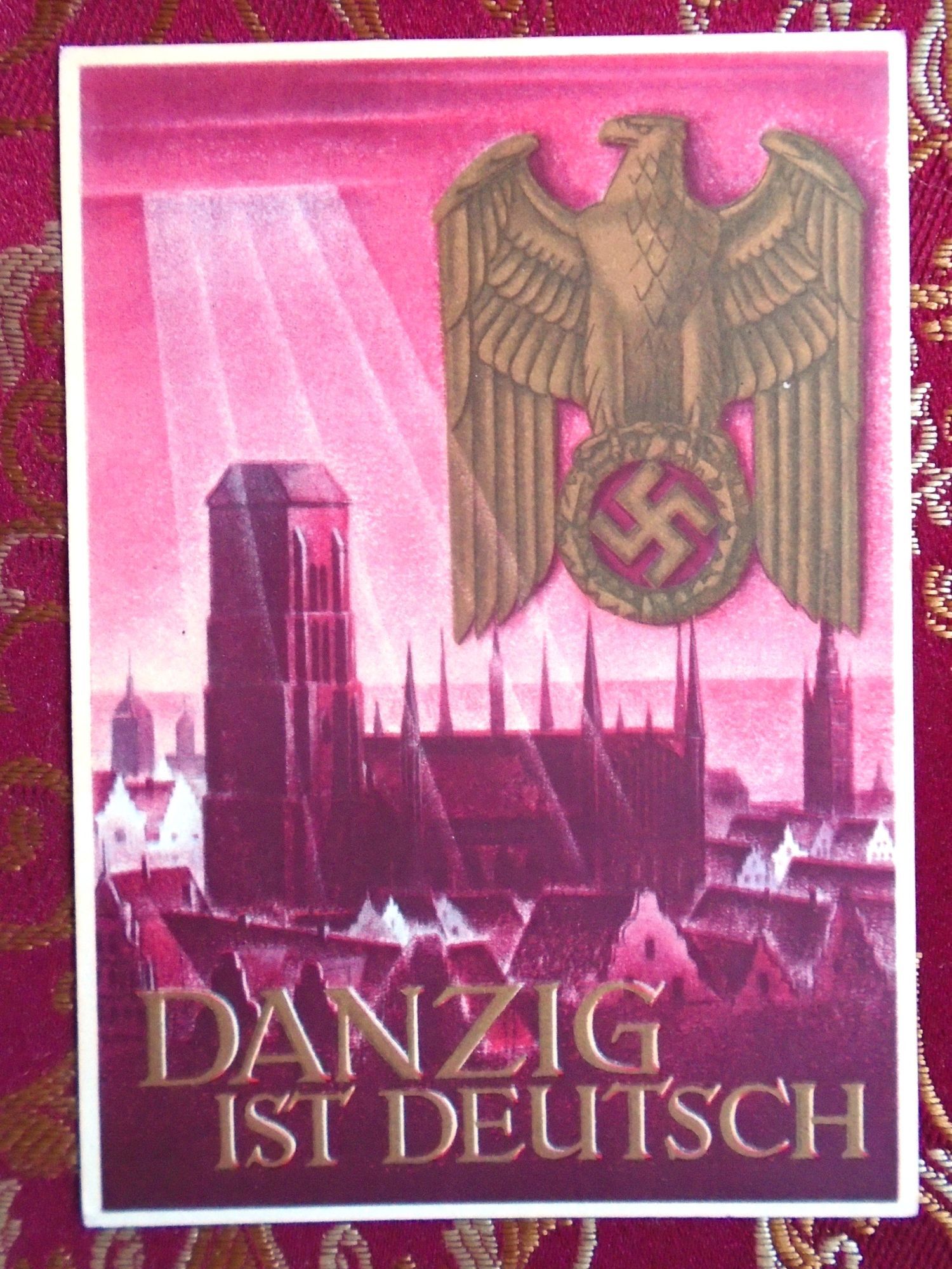 ORIGINAL PROPAGANDA POSTCARDS OF THE THIRD REICH; DANZIG IST