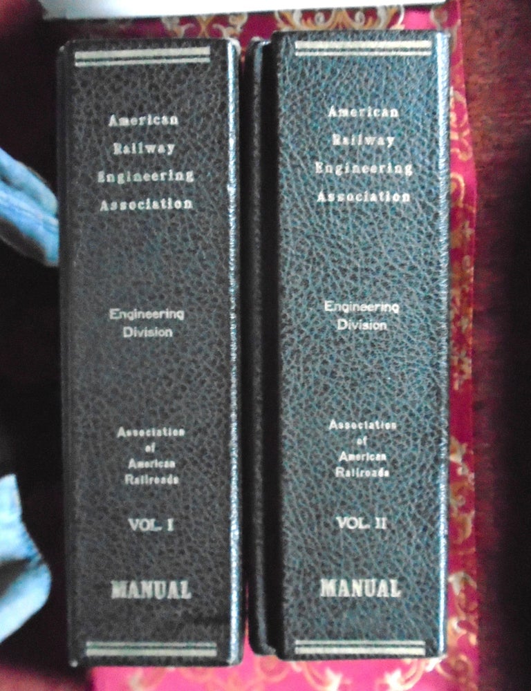 Item #56919 MANUAL OF RECOMMENDED PRACTICE, TWO VOLUMES