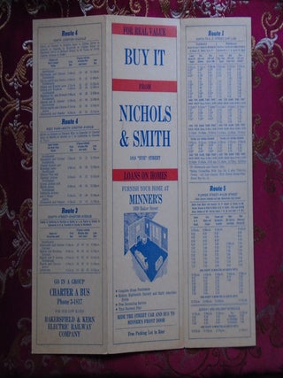 Item #57393 BAKERSFIELD & KERN ELECTRIC RAILWAY COMPANY [SCHEDULE EFFECTIVE JULY 1 1941