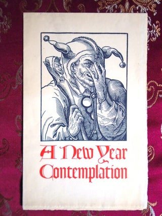 Item #57394 A NEW YEAR CONTEMPLATION