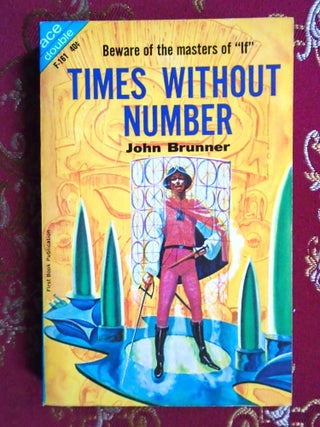 Item #57733 TIMES WITHOUT NUMBER, bound with DESTINY'S ORBIT, by Grinnell. John Brunner, David...