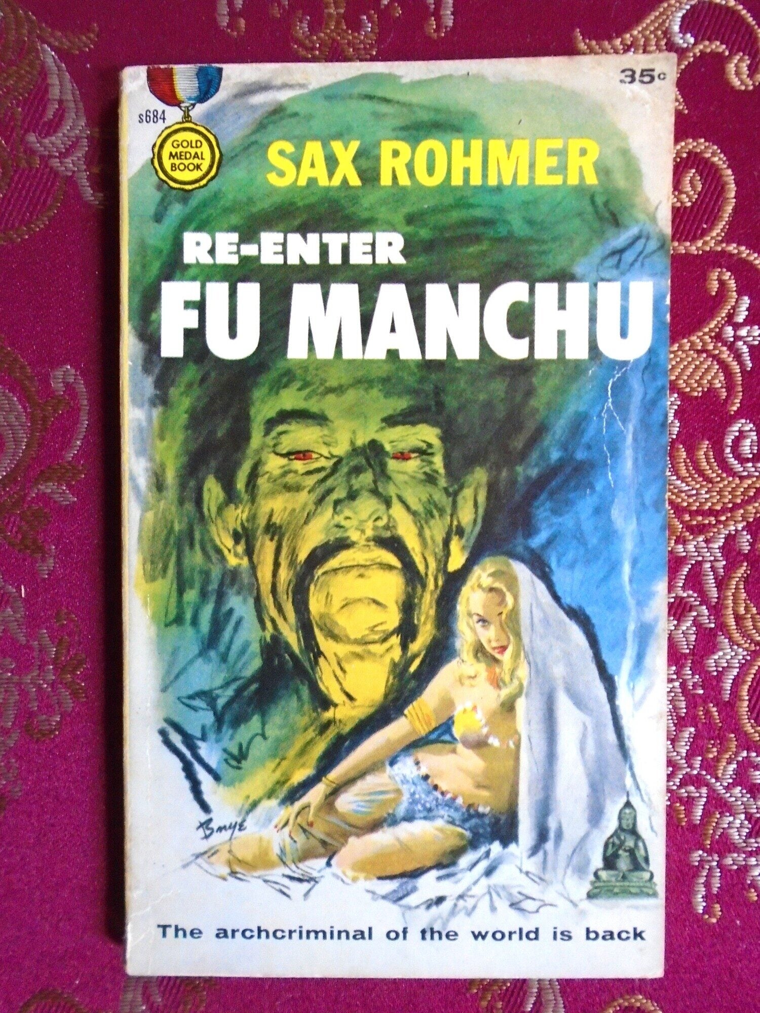 RE-ENTER FU MANCHU | Sax Rohmer | First edition