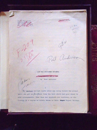 LET THE SPACEMEN BEWARE! [Original typescript manuscript. Poul Anderson.