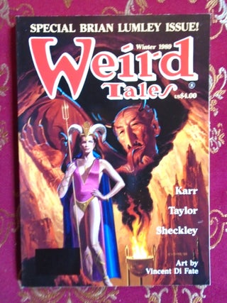 Item #58500 WEIRD TALES: SPECIAL BRIAN LUMLEY ISSUE, WINTER 1889. Brian Lumley