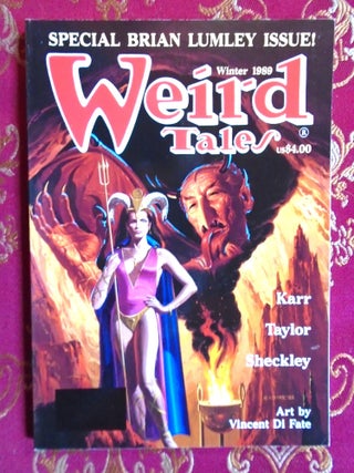 Item #58501 WEIRD TALES: SPECIAL BRIAN LUMLEY ISSUE, WINTER 1889. Brian Lumley