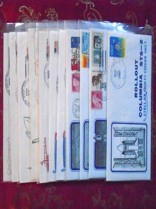 COMMEMORATIVE CACHET COVERS; STELLER QUEST COVERS 1 THROUGH 13