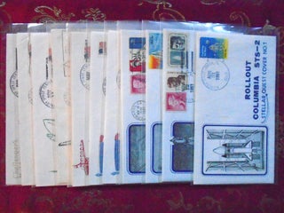 Item #58575 COMMEMORATIVE CACHET COVERS; STELLER QUEST COVERS 1 THROUGH 13