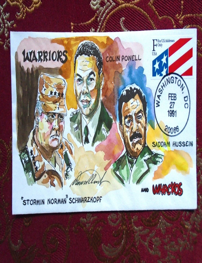 Item #58584 WILD HORSE CACHETS, WARRIORS, NO. 45 OF 50