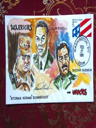 WILD HORSE CACHETS, WARRIORS, NO. 45 OF 50
