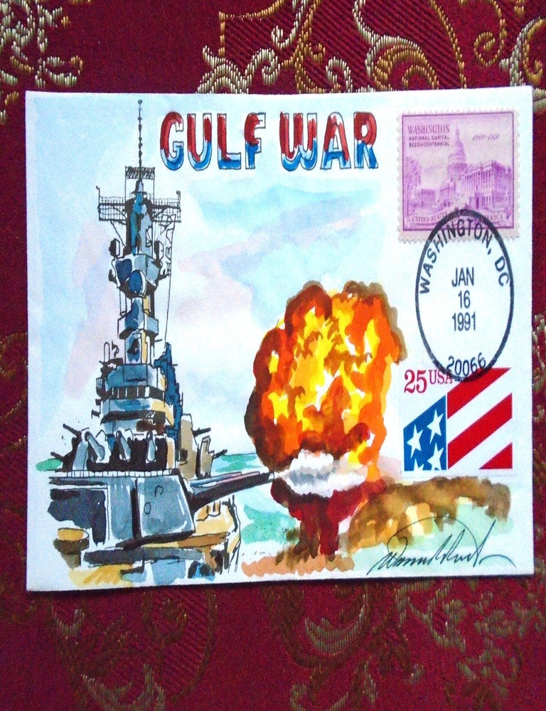Item #58586 WILD HORSE CACHETS, GULF WAR, NO. 45 OF 50