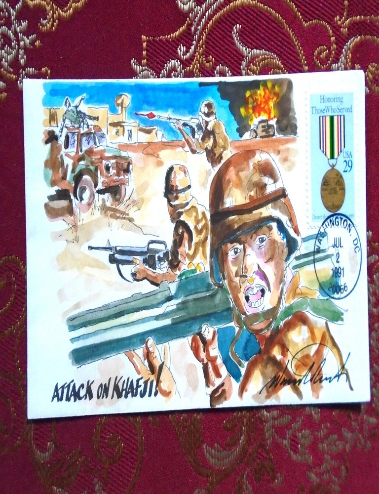 Item #58587 WILD HORSE CACHETS, ATTACK ON KHAFJI!, NO. 45 OF 52