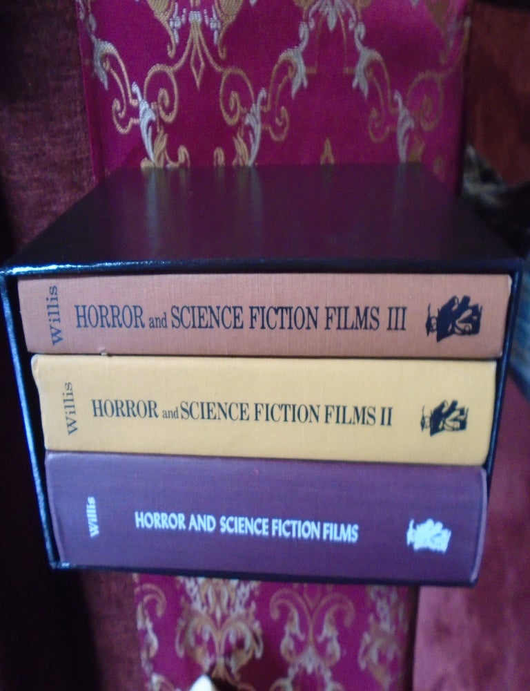 Item #58597 HORROR AND SCIENCE FICTION FILMS I, II, III. Donald C. Willis.
