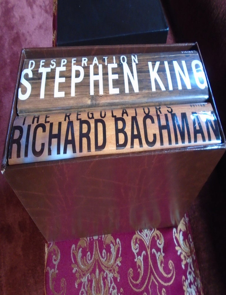 Item #58598 THE REGULATORS and DESPERATION [boxed set]. Stephen King, as Richard Bachman.