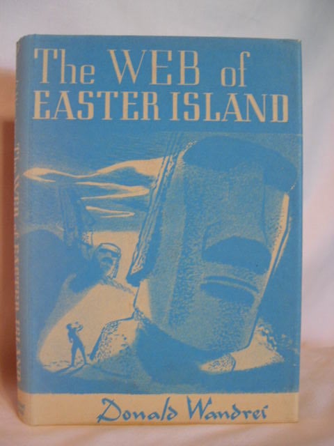 Item #26661 THE WEB OF EASTER ISLAND. Donald Wandrei.