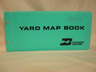 Item #28729 YARD MAP BOOK. Burlington Northern