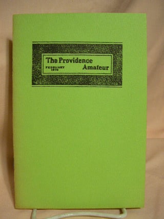 Item #28982 THE PROVIDENCE AMATEUR; NUMBER TWO. H. P. Lovecraft