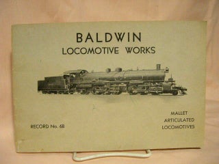 Item #31236 MALLET ARTICULATED LOCOMOTIVES, RECORD NO. 68; CODE WORD "RECTITUDE"