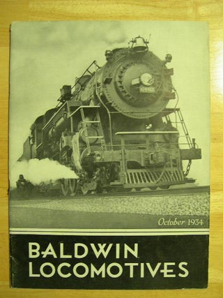 Item #32457 BALDWIN LOCOMOTIVES: VOLUME 13, NO. 2; OCTOBER, 1934