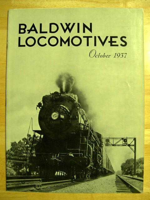 Item #32458 BALDWIN LOCOMOTIVES: VOLUME 16, NO. 2; OCTOBER, 1937