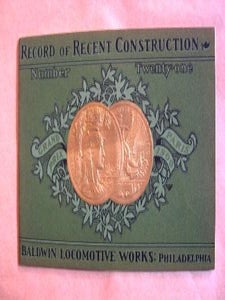 Item #32504 RECORD OF RECENT CONSTUCTION: NO. 21, CODE WORD "RECHTEN"
