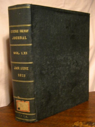 Item #32568 ELECTRIC RAILWAY JOURNAL; VOLUME 61, JANUARY TO JUNE, 1923
