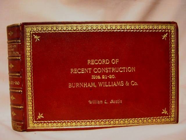 Item #34131 RECORD OF RECENT CONSTUCTION, NOS. 51-60, BURNHAM WILLIAMS & CO.