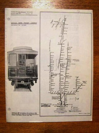 Item #35401 C.E.R.A. BULLETIN 2, CHICAGO RAPID TRANSIT COMPANY, METROPOLITAN DIVISION, A GUIDE TO...