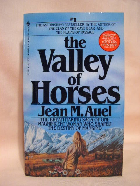 Item #35858 THE VALLEY OF HORSES. Jean M. Auel.