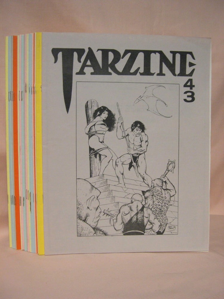 Item #36622 TARZINE; Issues 43 thru 52, and 54 thru 62. Bill Ross, Edgar Rice Burroughs.