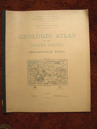 Item #37078 GEOLOGIC ATLAS OF THE UNITED STATES; ROGERSVILLE FOLIO, [PENNSYLVANIA]; FOLIO 146....