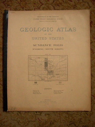 Item #37156 GEOLOGIC ATLAS OF THE UNITED STATES; SUNDANCE FOLIO, WYOMING-SOUTH DAKOTA; FOLIO 127....