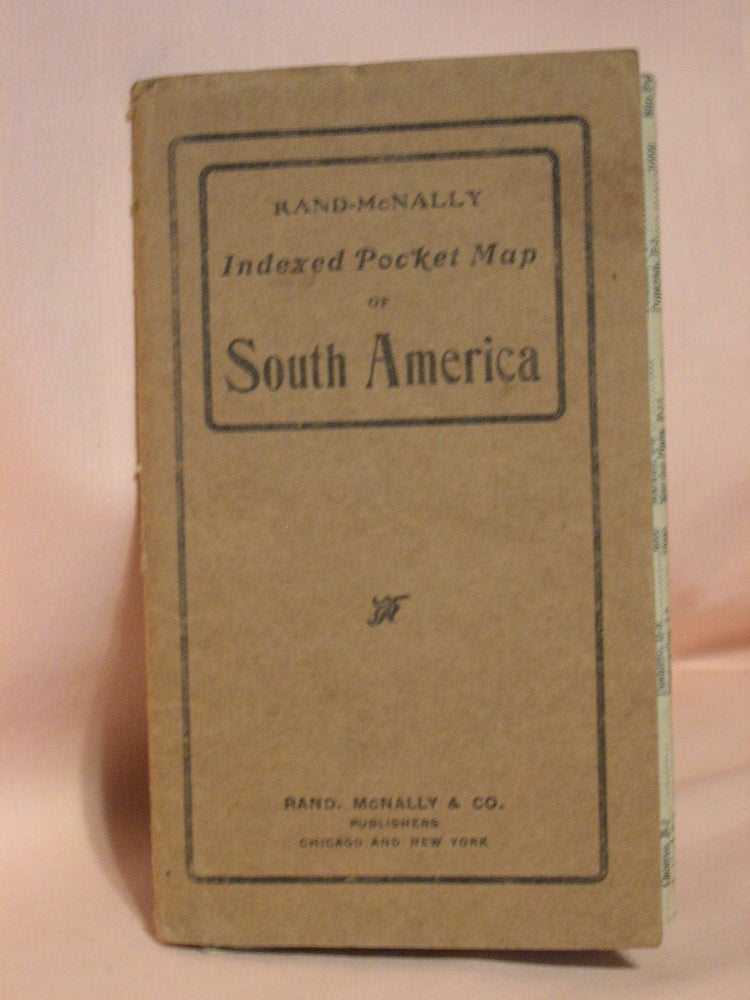 Item #37947 INDEXED POCKET MAP OF SOUTH AMERICA