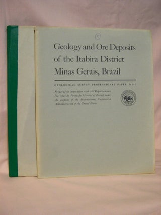 Item #37991 GEOLOGY AND ORE DEPOSITS OF THE ITABIRA DISTRICT, MINAS GERAIS, BRAZIL; PROFESSIONAL...
