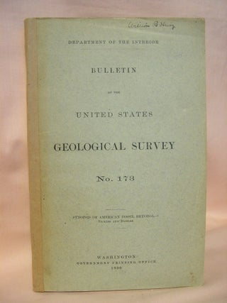 Item #38064 A SYNOPSIS OF AMERICAN FOSSIL BRYOZOA, INCLUDING BIBLIOGRAPHY AND SYNONYMY. USGS...