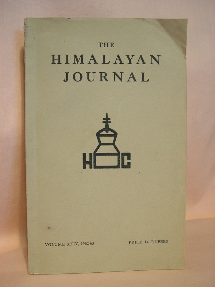 Item #38164 THE HIMALAYAN JOURNAL; RECORDS OF THE HIMALAYAN CLUB, VOL. XXIV, 1962-63. Dr. K. Biswas.