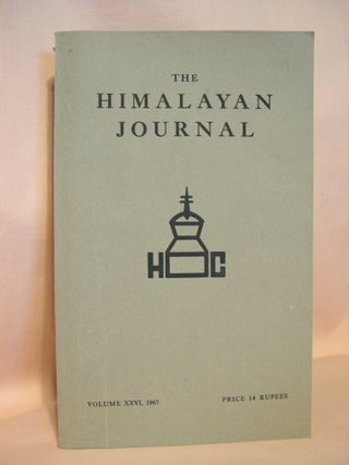 Item #38166 THE HIMALAYAN JOURNAL; RECORDS OF THE HIMALAYAN CLUB, VOL. XXVI, 1965. Dr. K. Biswas