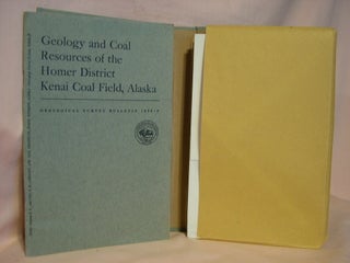 Item #38269 GEOLOGY AND COAL RESOURCES OF THE HOMER DISTRICT, KENAI COAL FIELD, ALASKA;...