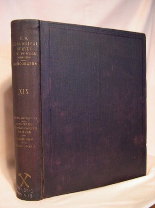 Item #38282 THE PENOKEE IRON-BEARING SERIES OF MICHIGAN AND WISCONSIN: MONOGRAPHS OF THE UNITED...