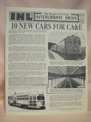 Item #38715 INL: 10 NEW CARS FOR C.A.&E.: - INTERUBAN NEWS LETTER - DECEMBER, 1945. Ira L. Swett