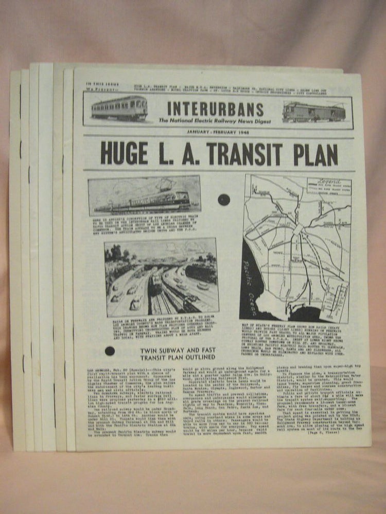 Item #38721 INTERURBANS: THE NATIONAL ELECTRIC RAILWAY NEWS DIGEST. JANUARY-DECEMBER, 1948. Ira L. Swett.