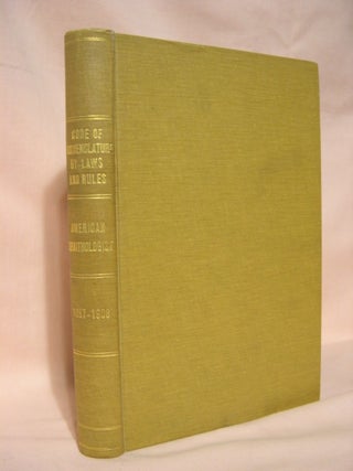 Item #38970 AMERICAN ORNITHOLOGISTS' UNION [Seven booklets issued by the Union, bound in...