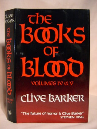 Item #38982 BOOKS OF BLOOD, VOLUMES IV & V. Clive Barker